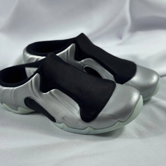 Nike Clogposite Chrome Black FQ8257-002 Men’s Size 5 Basketball Slide Clogs New - Picture 8 of 11